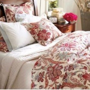 Pottery Barn Diedre Palampore King Duvet & 2 shams
